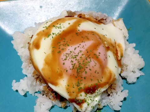 コロッケと目玉焼きご飯☆彡